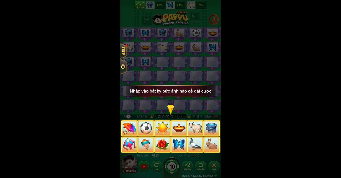 Bi quyet choi game Pappu tai W88