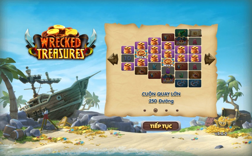 Tim hieu tro choi Wrecked Treasures Vn88