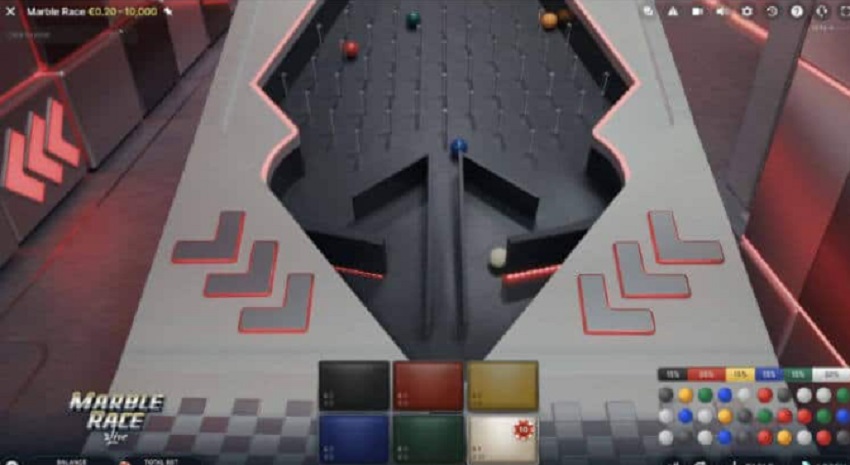 Tinh nang game Marble Race Live tai 188BET