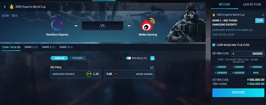 Cach ca cuoc game RainBow Six 188Bet