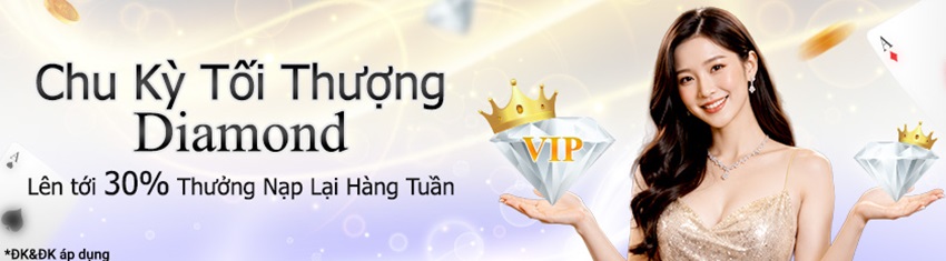 Thuong khuyen mai VIP Diamond SBOBET thang 8/2026