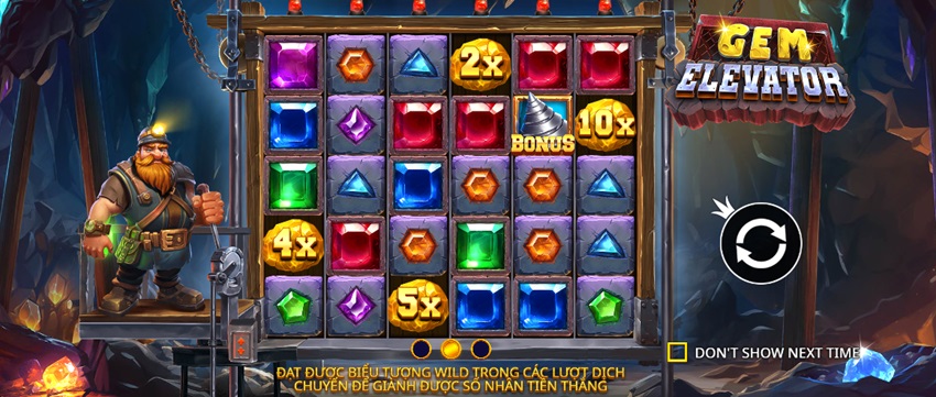 Tinh nang game Gem Elevator SBOBET